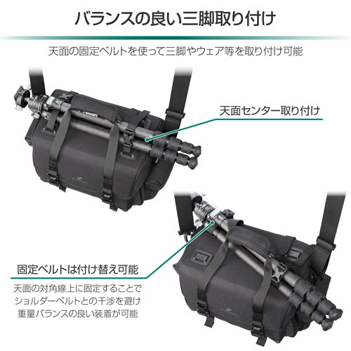 ハクバ写真産業（HAKUBA） 310x170x190mm カメラバッグ(ﾌﾞﾗｯｸ) SGWSR-SB10
