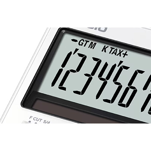 カシオ（CASIO） 12桁 計算機(ﾎﾜｲﾄ) MS-M200-WE-N