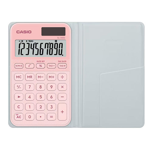 カシオ（CASIO） 10桁 手帳型計算機(ﾌﾞﾗｯｸ) SL-300D-BK-N