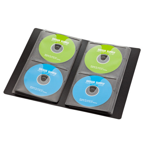 サンワサプライ 157x 62x280mm  ＣＤ/ＤＶＤケース(64枚) FCD-FLBD64BK
