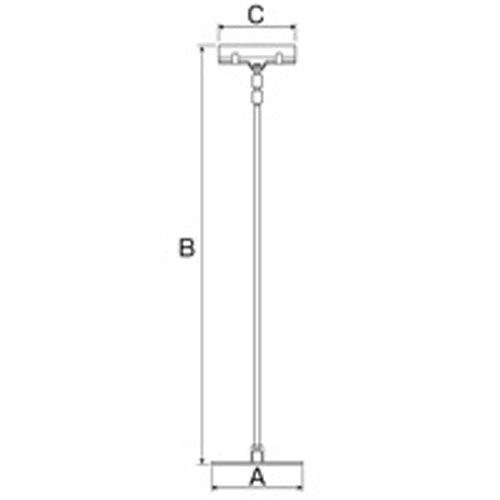 オープン工業 430x100mm クリップスタンド CH-210