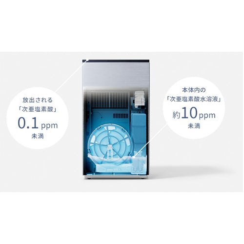 パナソニック AC100V/27W/18畳 空間除菌脱臭機(ｼﾞｱｲｰﾉ) F-ML4000B-W