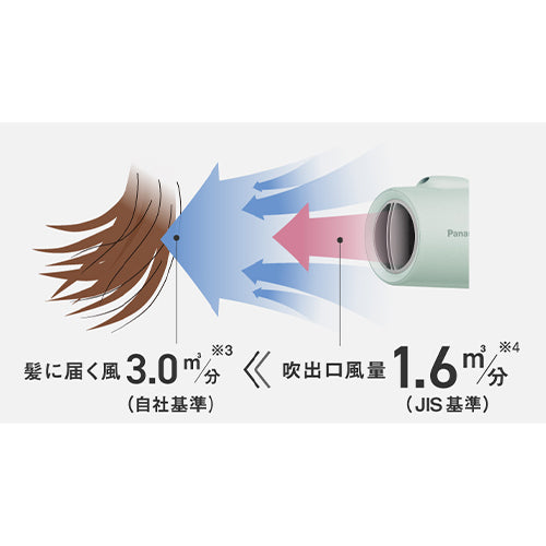 パナソニック（Panasonic） AC100V/1200W ﾍｱｰﾄﾞﾗｲﾔｰ(ﾏｲﾅｽｲｵﾝ/ｱｲｽﾌﾞﾙｰ) EH-NE5N-A