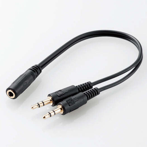 エレコム 4極ﾐﾆﾌﾟﾗｸﾞﾍｯﾄﾞｾｯﾄ(ｵｰﾊﾞｰﾍｯﾄﾞﾀｲﾌﾟ/片耳) HS-HP29TBK