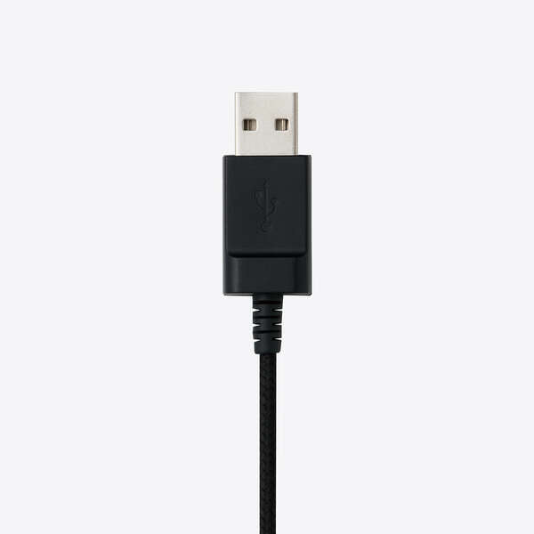 エレコム 1.8m USBヘッドセット(ｵｰﾊﾞｰﾍｯﾄﾞﾀｲﾌﾟ/片耳) HS-HP21UCBK