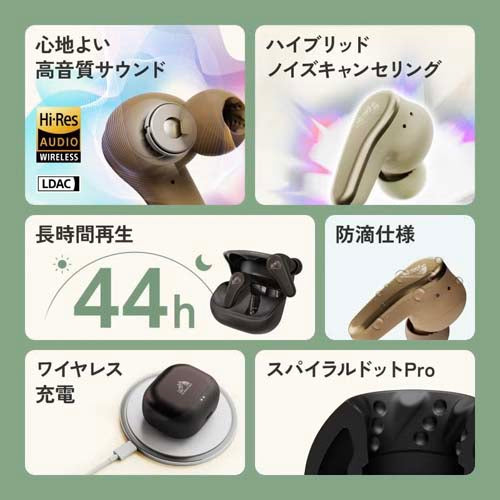 JVCケンウッド ワイヤレスイヤホン(ｶﾅﾙ型) HA-A110T-B