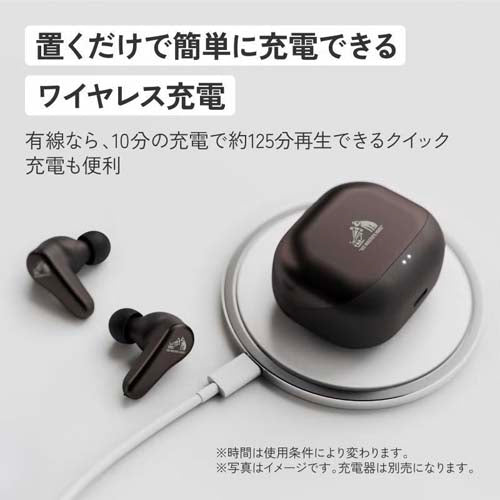 JVCケンウッド ワイヤレスイヤホン(ｶﾅﾙ型) HA-A110T-B