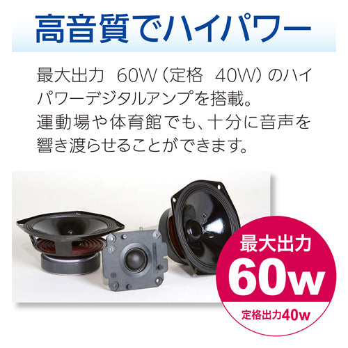ユニペックス（UNI-PEX） ポータブルアンプセット(現場放送用/300MHz WA371CD＋WM3400＋BTU＋MSD