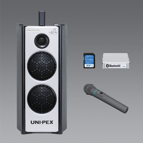 ユニペックス（UNI-PEX） ポータブルアンプセット(現場放送用/300MHz WA371CD＋WM3400＋BTU＋MSD