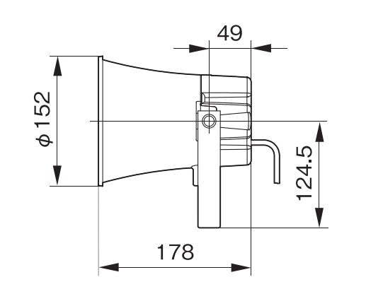 ユニペックス（UNI-PEX） 5W 防滴型スピーカー CA-151