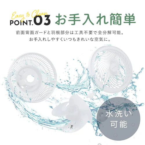 アイリスオーヤマ（IRIS OHYAMA） AC100V/37W ｻｰｷｭﾚｰﾀｰ扇風機(36畳用/3D送風) STF-SDC20TEC-W