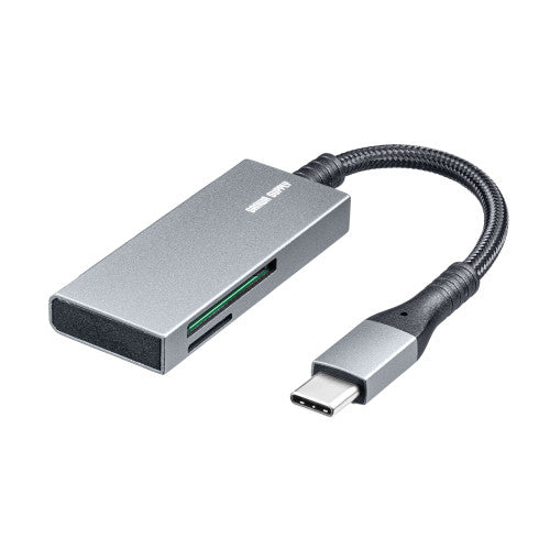サンワサプライ USB3.2 ｶｰﾄﾞﾘｰﾀﾞｰ(Type C） ADR-3TCMSD11S
