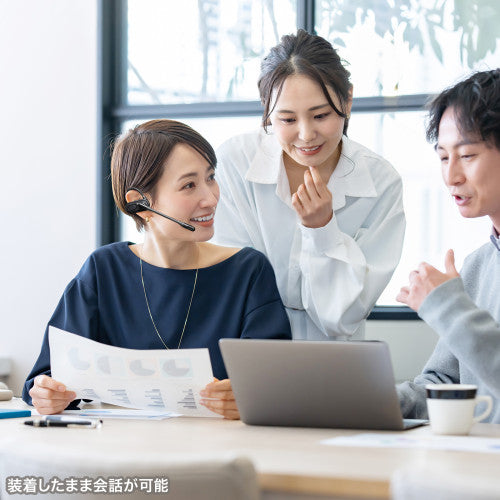サンワサプライ Bluetoothﾍｯﾄﾞｾｯﾄ(超軽量/両耳/ﾍｯﾄﾞﾊﾞﾝﾄﾞ) MM-BTSH71BK