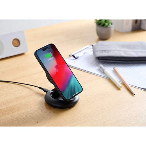 エレコム [Qi2準拠]ワイヤレス充電スタンド W-MA08BK