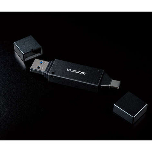 エレコム メモリリーダライタ(USB3.2 Gen1対応) MR3C-D207BK