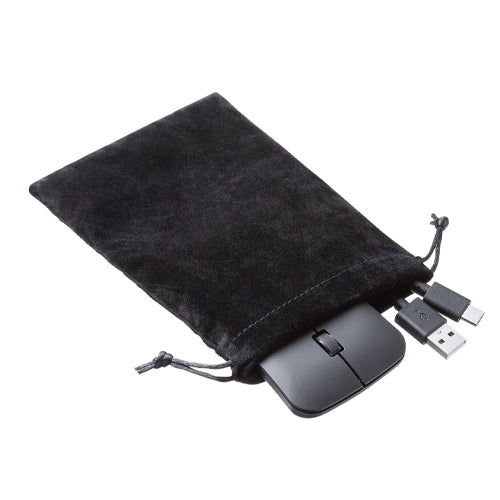 サンワサプライ [充電式] ワイヤレスマウス(超薄型) MA-WIS3117BK