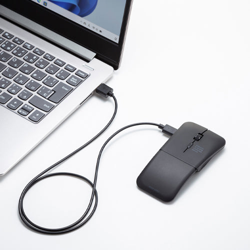 サンワサプライ [充電式] ワイヤレスマウス(超薄型) MA-WIS3117BK