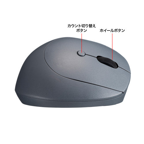 サンワサプライ [充電式]  ﾜｲﾔﾚｽﾏｳｽ(BlueLED/静音) MA-EWBBS522BK