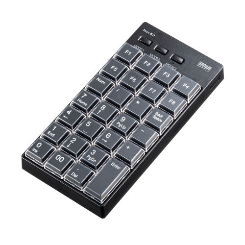 サンワサプライ 82x166x26mm ﾜｲﾔﾚｽﾃﾝｷｰﾎﾞｰﾄﾞ(ﾌﾟﾛｸﾞﾗﾐﾝｸﾞ) NT-BT26BK