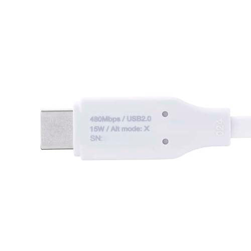 ESCO(エスコ) USBケーブル2m(A-C/2.0対応/温度検知) EA764AC-48