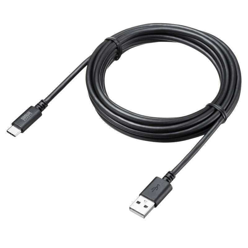 サンワサプライ 3.0m ＵＳＢケーブル(C-A/2.0対応) KU-CA30BK