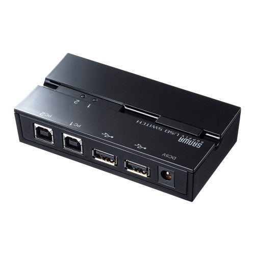 サンワサプライ USB2.0 USB切替器(2回路/ﾊﾌﾞ/ﾏｸﾞﾈｯﾄ付) SW-US22HMG