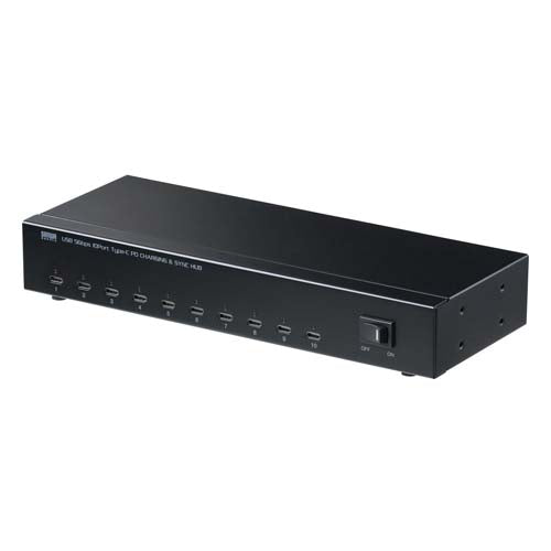 サンワサプライ [10ﾎﾟｰﾄ] USB5Gbpsﾊﾌﾞ(ﾀﾌﾞﾚｯﾄ充電用) USB-5TCPS10N