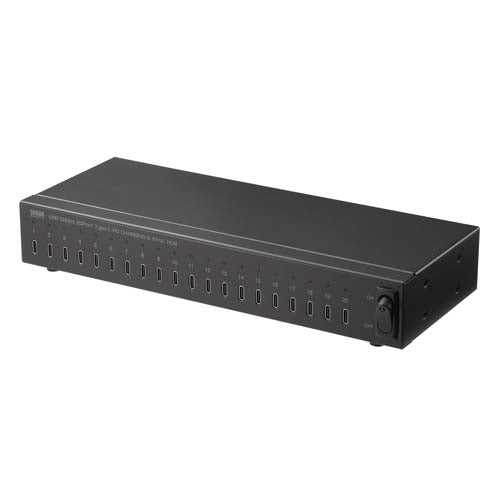 サンワサプライ [20ﾎﾟｰﾄ] USB5Gbpsﾊﾌﾞ(ﾀﾌﾞﾚｯﾄ充電用) USB-5TCPS20N