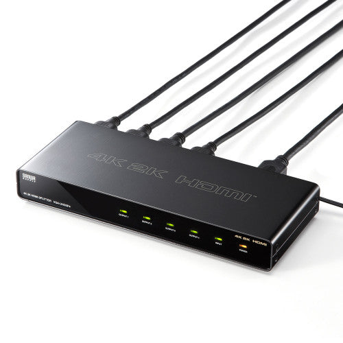 サンワサプライ 4K/60Hz対応HDMI分配器(4分配) VGA-UHDSP4