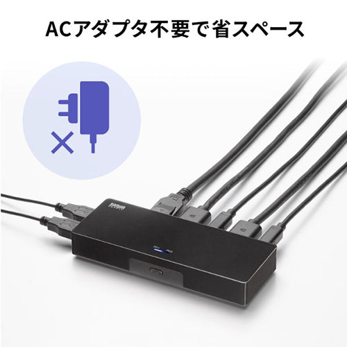 サンワサプライ パソコン切替器(DisplayPort) SW-KVM2DPUUS