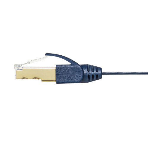 サンワサプライ 0.5m  ﾌﾗｯﾄLANｹｰﾌﾞﾙ(CAT6A・半田式)[ﾈｲﾋﾞ-] KB-HFL6A-005NV