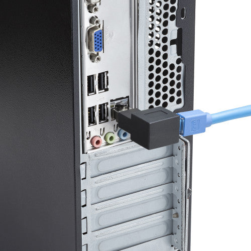 サンワサプライ LANｹｰﾌﾞﾙL型右出変換ｱﾀﾞﾌﾟﾀ（CAT6A  STP） ADT-RJ6A-LR