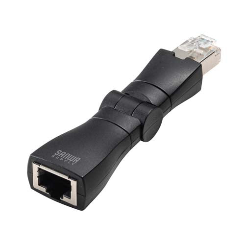 サンワサプライ LANｹｰﾌﾞﾙ回転ｱﾀﾞﾌﾟﾀ-(CAT6A STP) ADT-RJ6A-3D