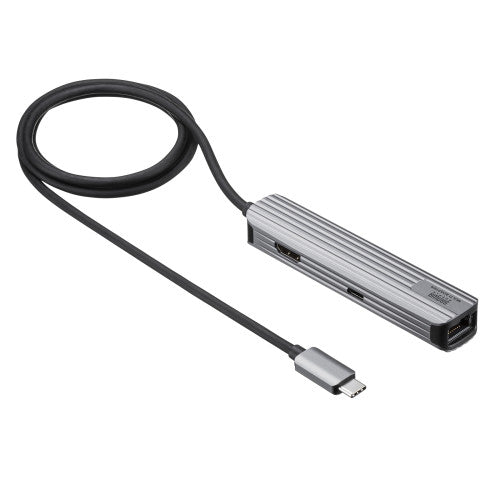 サンワサプライ [USB Type C] ドッキングハブ(HDMI+LAN付) USB-3TCHLP7S-1
