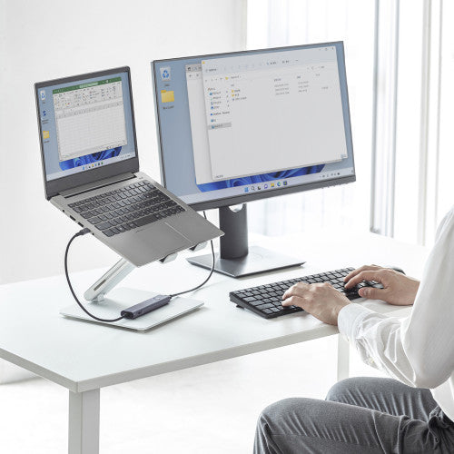 サンワサプライ [USB Type C] ﾄﾞｯｷﾝｸﾞﾊﾌﾞ(ｶｰﾄﾞﾘｰﾀﾞｰ付) USB-5TCHCP17GM