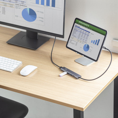 サンワサプライ [USB Type C] ﾄﾞｯｷﾝｸﾞﾊﾌﾞ(HDMIﾎﾟｰﾄ付) USB-5TCHP18GM