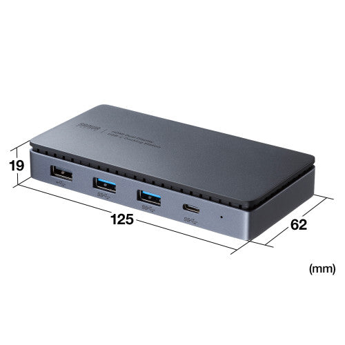 サンワサプライ [USB TypeC] ﾄﾞｯｷﾝｸﾞｽﾃｰｼｮﾝ(2画面対応) USB-CVDK17
