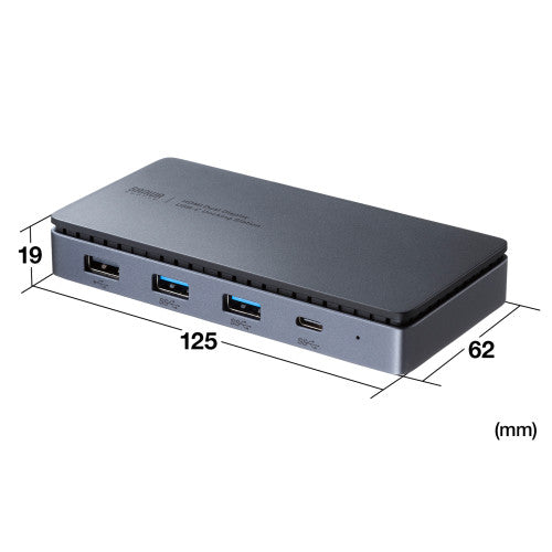 サンワサプライ [USB TypeC] ﾄﾞｯｷﾝｸﾞｽﾃｰｼｮﾝ(2画面/LAN付) USB-CVDK15