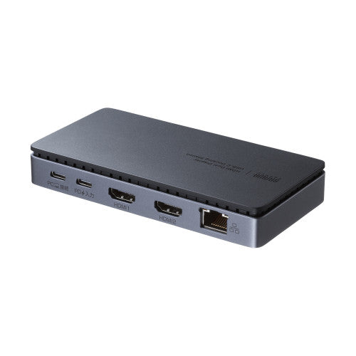 サンワサプライ [USB TypeC] ﾄﾞｯｷﾝｸﾞｽﾃｰｼｮﾝ(2画面/LAN付) USB-CVDK15