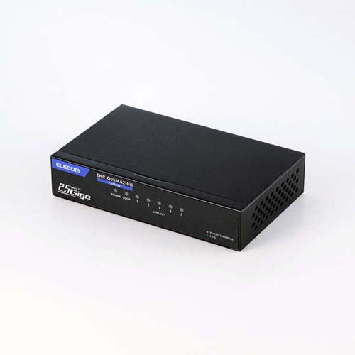 エレコム 121x75x26mm [5ﾎﾟｰﾄ]スイッチングハブ EHC-Q05MA2-HB
