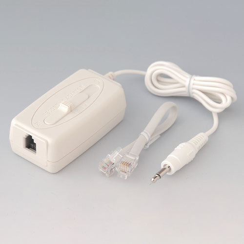 朝日電器（ELPA） [4極4芯] 電話用録音アダプター TEA-041