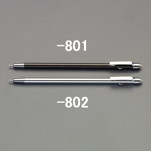 ESCO（エスコ） 0.5mm ミニボールペン(黒/ﾌﾞﾗｯｸ/ﾎﾙﾀﾞｰ付) EA765MG-801