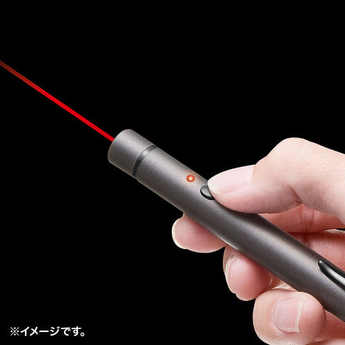 サンワサプライ 12.9x144.5x12.9mm  ﾚｰｻﾞｰﾎﾟｲﾝﾀｰ(高輝度） LP-RD314GM