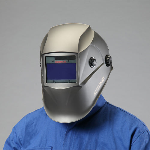 スター電器製造(SUZUKID) #4-#13 自動遮光溶接面(ﾌﾞﾙｰﾌｨﾙﾀｰ/ﾜｲﾄﾞ) EB-200B