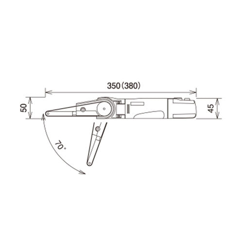 キソパワーツール DC10.8V ﾍﾞﾙﾄｻﾝﾀﾞｰ(充電式/本体のみ) 25812