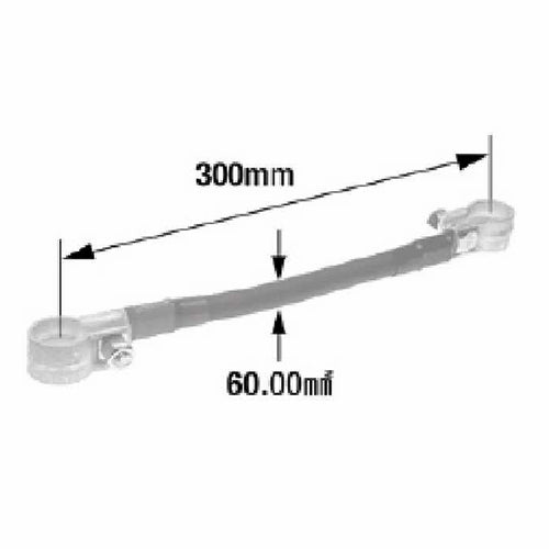 日立Astemoアフターマーケットジャパン 60ｽｹ×300mm 板ﾀｲﾌﾟﾊﾞｯﾃﾘｰ渡り線(大ﾎﾟｰﾙ用) DJ-34