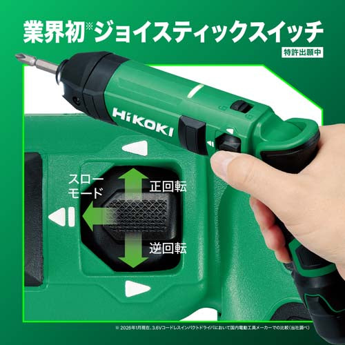 ＨｉＫＯＫＩ DC3.6V ｲﾝﾊﾟｸﾄﾄﾞﾗｲﾊﾞｰ(充電式･ﾎﾙｽﾀｰ付) WH3DA(2JS)※ESCOオリジナルセット品