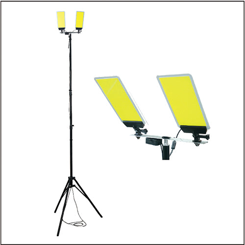 ヤザワコーポレーション AC100V/70Wx2灯 作業灯/ＬＥＤ(ｽﾀﾝﾄﾞ付) SL006