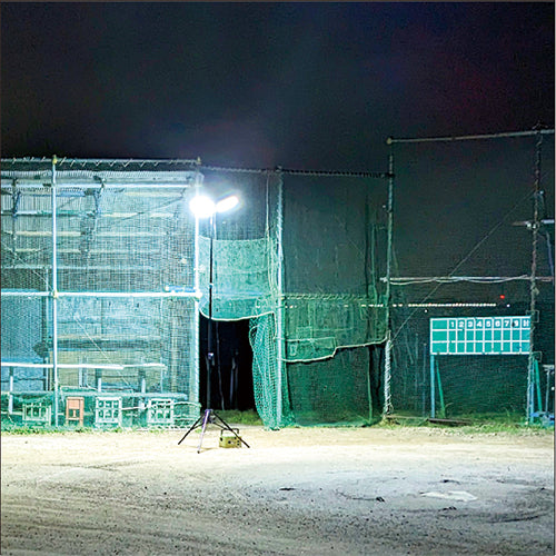 ヤザワコーポレーション AC100V/70Wx3灯 作業灯/ＬＥＤ(ｽﾀﾝﾄﾞ付) SL007