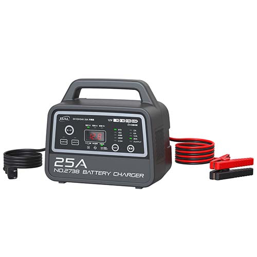 大橋産業（BAL） AC100V→DC12V･24V バッテリーチャージャー No.2738